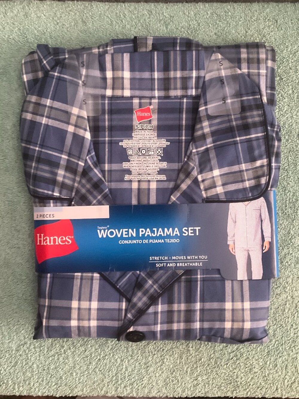 Men's Hanes Woven Sleepwear Set